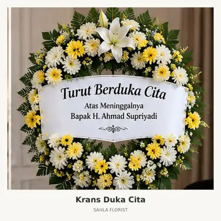 Krans Bunga Duka Andir Bandung